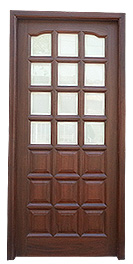 Door with Upper Glas Area